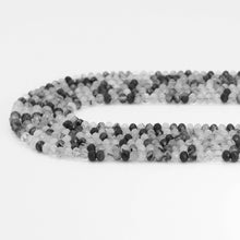 Load image into Gallery viewer, Genuine Rutilated Quartz Faceted Rondelle Beads, SkU#U1663