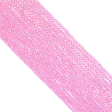 Load image into Gallery viewer, Pink CZ Round Faceted Beads, Sku#U1870