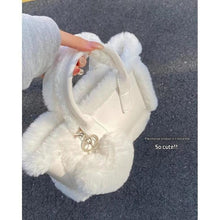 Load image into Gallery viewer, Fluffy Crossbody Bag for Women – Plush PVC Patchwork Shoulder Bag