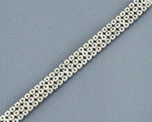 Load image into Gallery viewer, CZ Triple line Buckle Bracelet, Sku#B165
