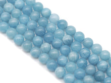 Load image into Gallery viewer, Genuine High Quality Aquamarne Round Smooth Beads, Sku#U1369