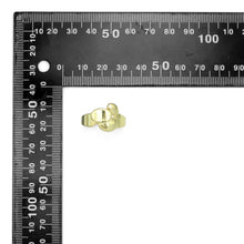 Load image into Gallery viewer, Gold Oval Dot Statement Adjustable Ring, Sku#LD646