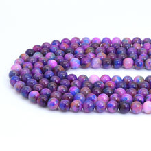 Load image into Gallery viewer, Galaxy Jade Round Smooth Beads, Sku#U2016