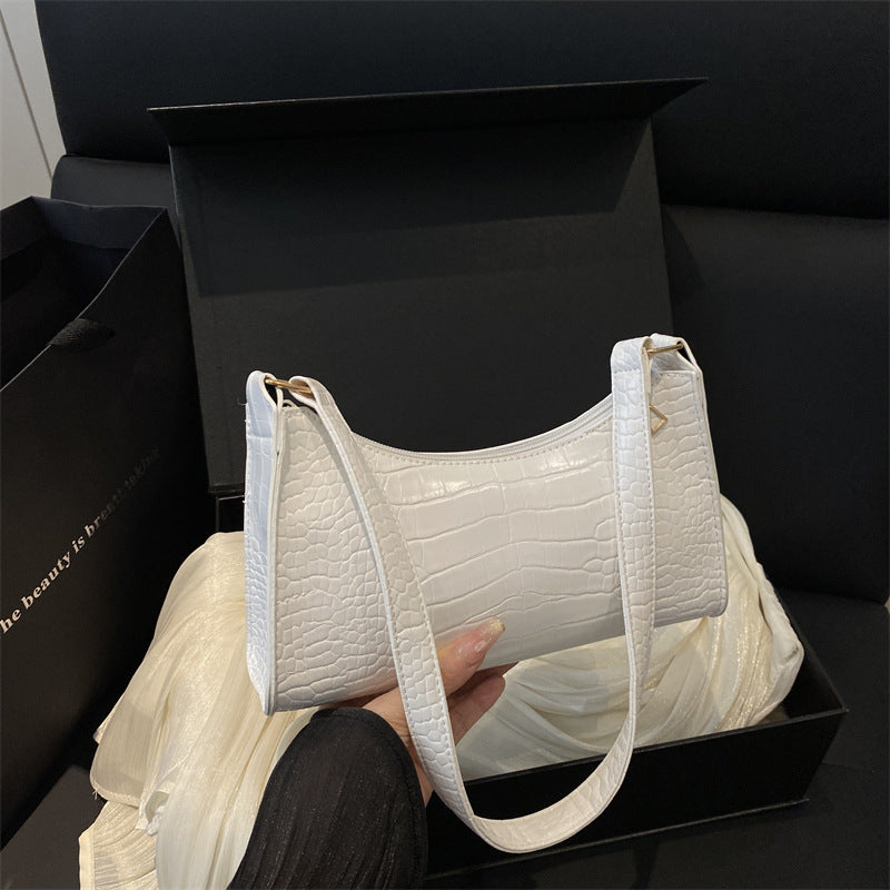 Women's Minimalist Tote Bag & Shoulder Bag | French-Style PU Leather Handbag