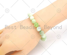 Load image into Gallery viewer, Natural Light Green/Kunzite Quartz Stretchy Bracelet