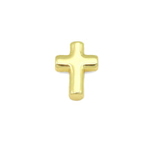 Load image into Gallery viewer, 3D Gold Cross Shape Charm Pendant, Sku#LD675