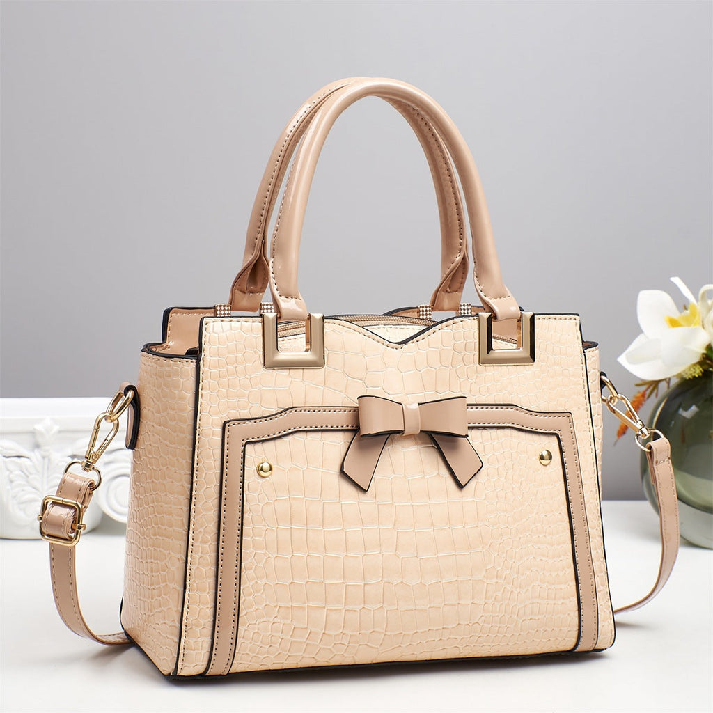 PU Leather Tote & Clutch Set