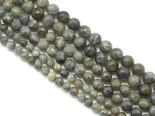 Load image into Gallery viewer, Natural Faceted Round Labradorite Beads, Sku#HY12