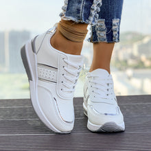 Load image into Gallery viewer, Women's Chunky Platform Sneakers | Color-Block Casual Fashion Shoes