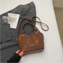 Load image into Gallery viewer, Korean Chic Tote Bag for Women - Versatile Crossbody Bucket Bag with Patchwork Design