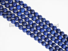 Load image into Gallery viewer, High Quality Natural Lapis Smooth Round Beads, U348
