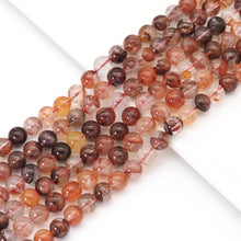 Load image into Gallery viewer, Genuine Hematoid Quartz Round Smooth Beads, Sku#U1639