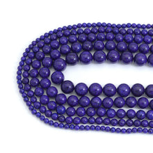 Load image into Gallery viewer, Lapis Jade Round Smooth Beads, Sku#U2231