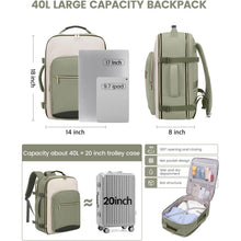 Load image into Gallery viewer, Travel Airline Carry-On Luggage Set With 3 Organizer Pouches