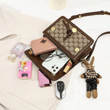 Load image into Gallery viewer, Niche Designer Handbag | Retro Print PVC Structured Bag | Sarah Express