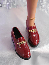 Load image into Gallery viewer, Women's Bowtie Platform Pumps - Low Heel Slip-On Dress Shoes