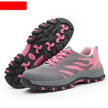 Load image into Gallery viewer, Women's Steel Toe Safety Work Shoes – Wear-Resistant, Puncture-Proof &amp; Impact-Resistant