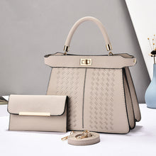 Load image into Gallery viewer, Premium 2-in-1 PU Leather Bucket Bag Set - Crossbody &amp; Handbag with Multiple Compartments