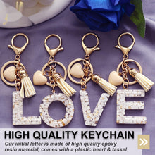 Load image into Gallery viewer, Personalized Heart Shell Letter Pendant Necklace with Tassel - A-Z Initial Charm