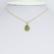 Load image into Gallery viewer, Colorful CZ Teardrop Shape Charm Pendant, Sku#LK1083