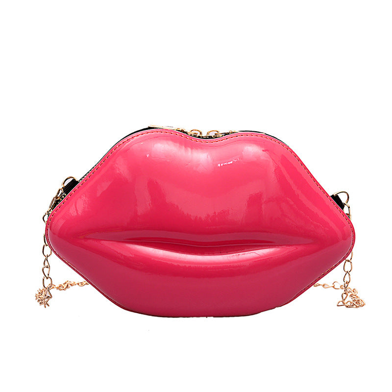 Lip-Shaped Mini Bag