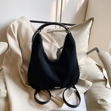 Load image into Gallery viewer, Women's PU Leather Tote Bag – Minimalist Commuter Shoulder Bag