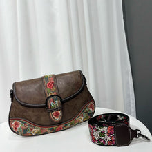 Load image into Gallery viewer, Retro Chinese Embroidered Crossbody Bag for Women - Handcrafted Ethnic Style Shoulder Bag