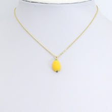 Load image into Gallery viewer, Cute Enamel Yellow Mango Charm Pendant,Sku#LK1238