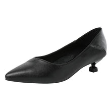 Load image into Gallery viewer, Women's Black Pointed Toe Pumps - Professional Work Heels with 5cm Stiletto