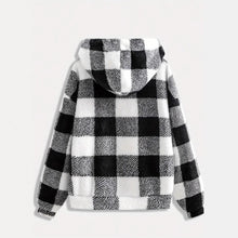 Load image into Gallery viewer, Fashionable Casual Zip-up Plush Hoodie With Long Sleeves