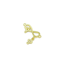 Load image into Gallery viewer, Gold Infinity With Cross Pendant Shape Charm Pendant, Sku#LK1053