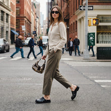 Load image into Gallery viewer, Full Grain Leather Studded Mules