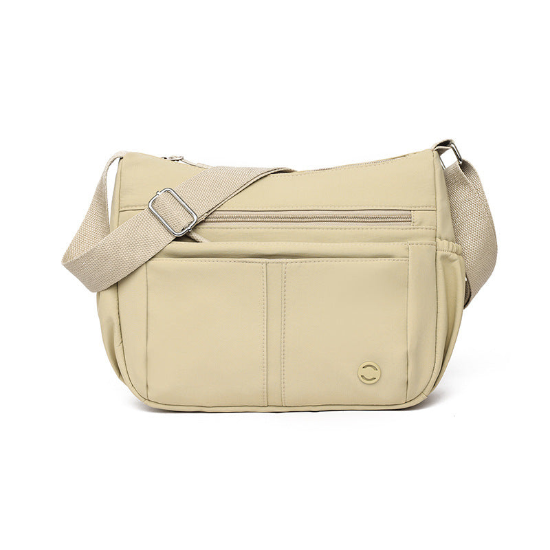 Large-Capacity Multi-Compartment Nylon Crossbody & Shoulder Bag