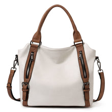 Load image into Gallery viewer, Spacious PU Leather Crossbody Handbag – Commuter &amp; Travel Shoulder Bag for Women