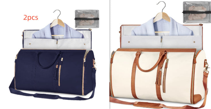 Women's Large Capacity Waterproof Travel Duffle Bag – Foldable Weekender Tote | Sarah Express
