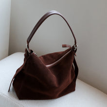 Load image into Gallery viewer, Women's Suede Underarm Shoulder Bag – Soft Structured Crossbody Handbag | Khaki, Caramel, Coffee