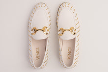 Load image into Gallery viewer, The Jupiter  Shoe White Spike Leather  Bit Dress Loafer Limited Edition Men Shoe