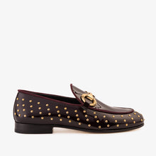 Load image into Gallery viewer, The Jupiter  Shoe Burgundy Spike Leather  Bit Dress Loafer Limited Edition Men Shoe