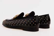 Load image into Gallery viewer, The Jupiter  Shoe Black Spike Leather  Bit Dress Loafer Limited Edition Men  Shoe