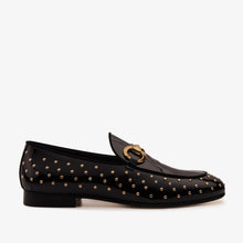 Load image into Gallery viewer, The Jupiter  Shoe Black Spike Leather  Bit Dress Loafer Limited Edition Men  Shoe