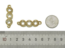 Load image into Gallery viewer, CZ Smiley Face Connector Link Charm, Sku#JL95