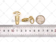 Load image into Gallery viewer, CZ Heart/Flower Adjustable Nail Ring, Sku#X274