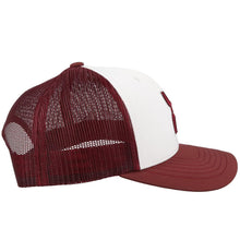 Load image into Gallery viewer, HOOey University of Montana (White/Maroon) - Trucker Cap