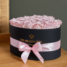 Load image into Gallery viewer, Heart Black Box | Light Pink Roses
