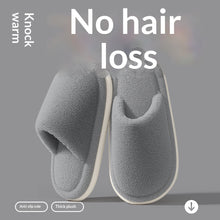 Load image into Gallery viewer, Fluffy Faux Fur Indoor Slippers – Non-Slip EVA Sole