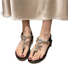 Load image into Gallery viewer, Women's Roman Flat Sandals | Open-Toe Synthetic Leather Everyday Shoes