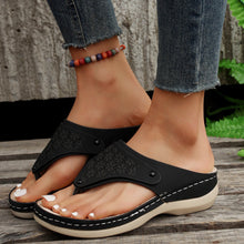Load image into Gallery viewer, Women's Thong Sandals | Summer Beach Flip Flops Open-Toe PU Slippers