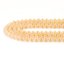 Load image into Gallery viewer, Golden Line White Agate Round Smooth Beads, Sku#U1721