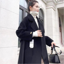 Load image into Gallery viewer, Double-faced Cashmere Coat Women's Mid-length Over The Knee