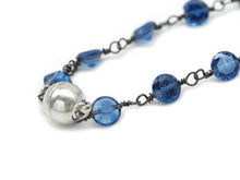 Load image into Gallery viewer, Hand Made Colorful CZ Crystal Cone Beaded Bezel Chain EF155